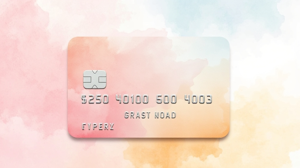 신용점수 올리는 핵심 방법 (watercolor 스타일)