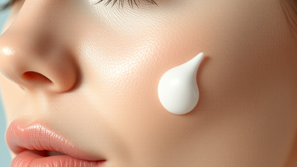 주요 성분 & 모공 개선 효과 (realistic 스타일)