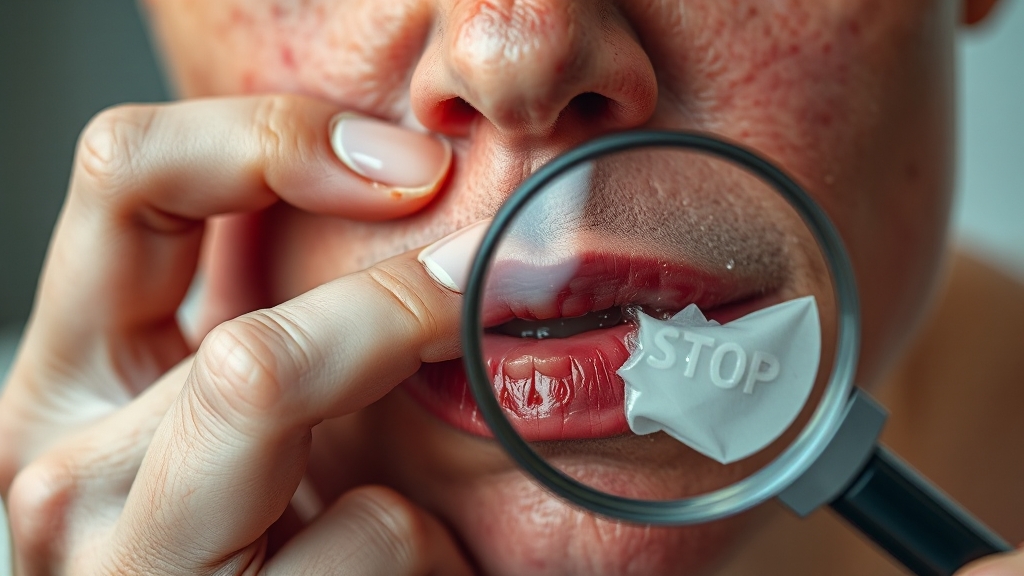 모공 관리 시 주의사항 (realistic 스타일)