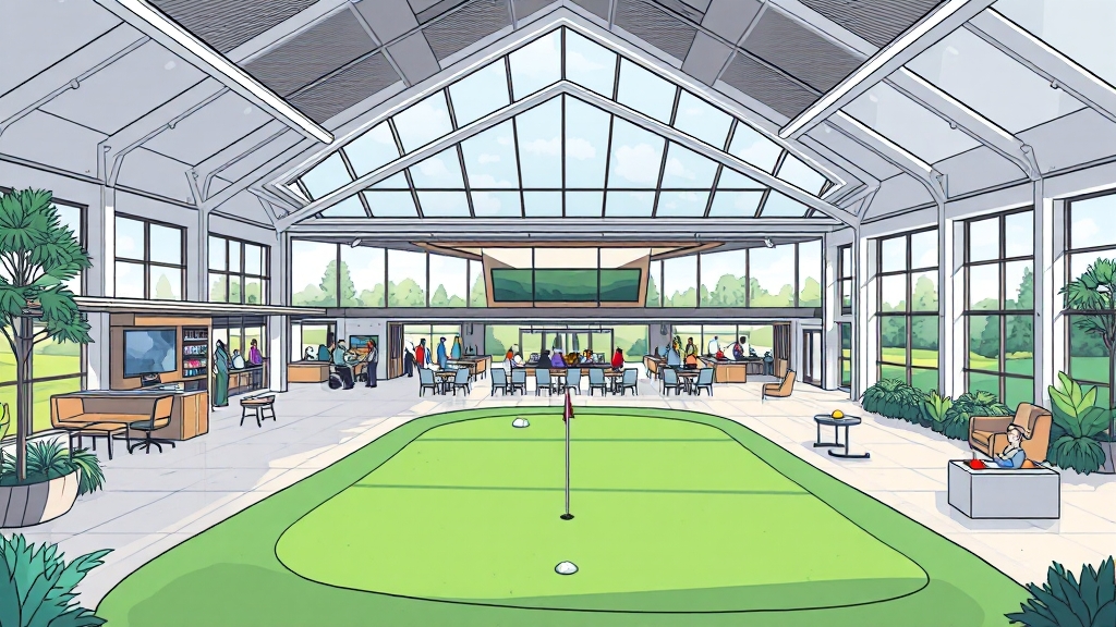 클럽하우스 & 부대시설 (illustration 스타일)