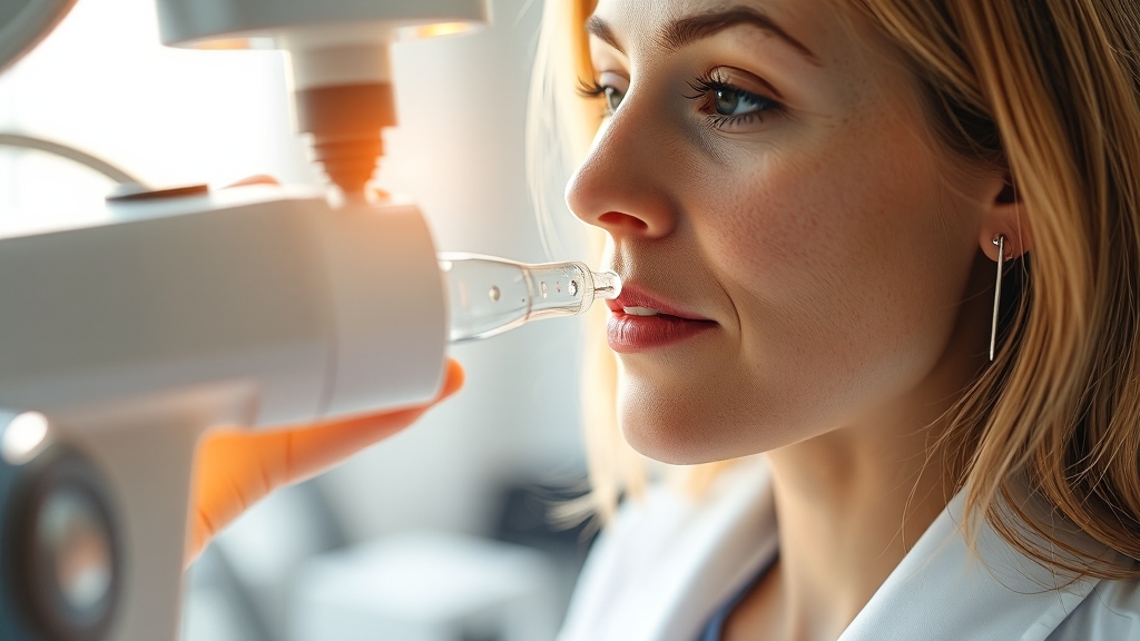 자궁경부암 진단 방법 (realistic 스타일)