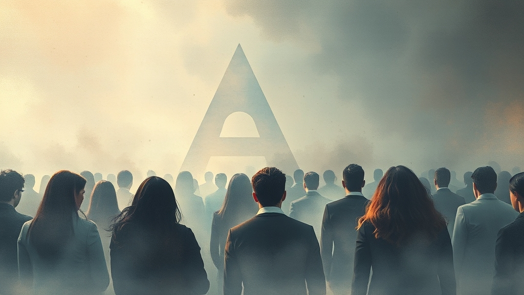 사회적 메시지 (watercolor 스타일)