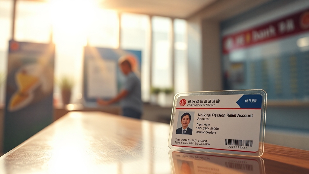 개설 방법 및 은행 (realistic 스타일)