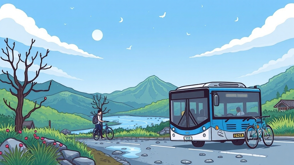 렌트 없이 제주 여행, 가능할까? (cartoon 스타일)