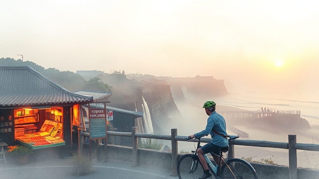 1박 2일 추천 코스 (렌트 X) (watercolor 스타일)