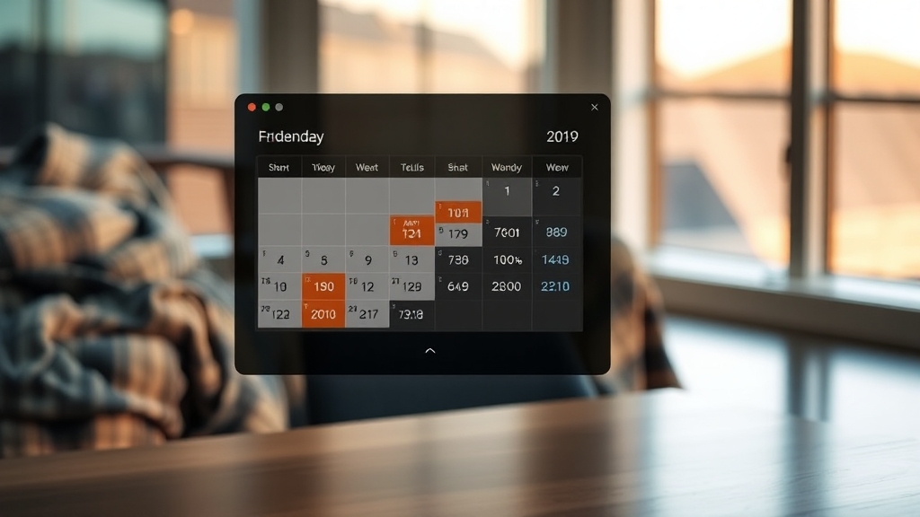 달력 위젯, 왜 필요할까? (realistic 스타일)