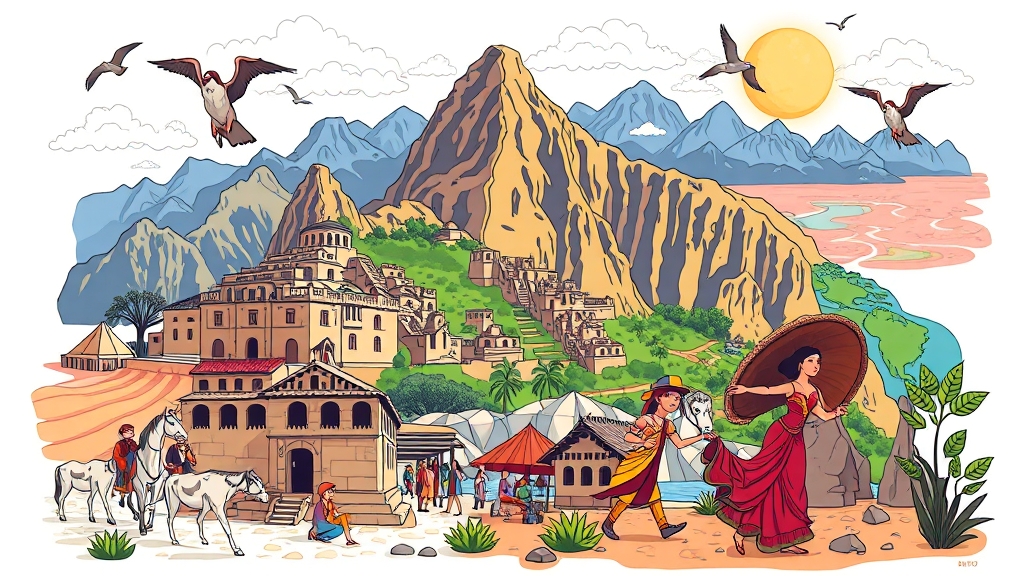 국가별 여행 정보 및 추천 코스 (cartoon 스타일)