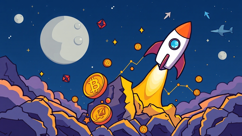 2026년 암호화폐 강세장 예측 (cartoon 스타일)
