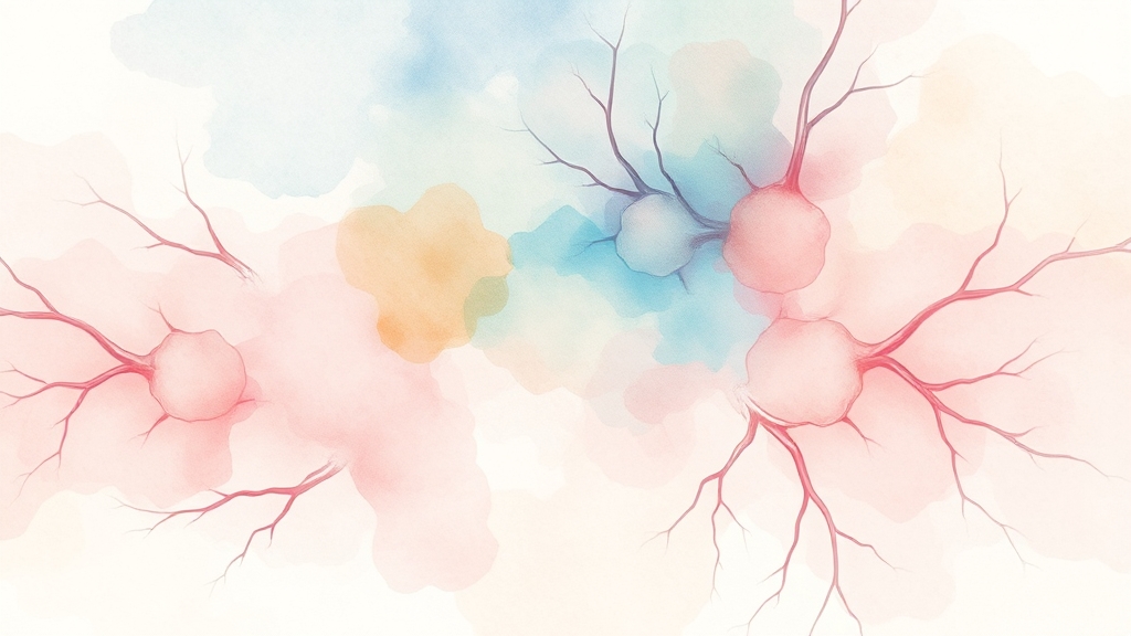 환자의 주의사항: 일상생활 관리 (watercolor 스타일)