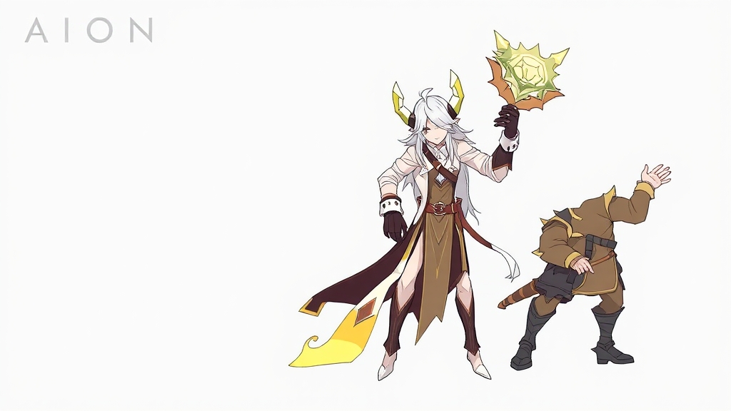 나에게 맞는 직업은? 아이온2 직업 추천 (illustration 스타일)