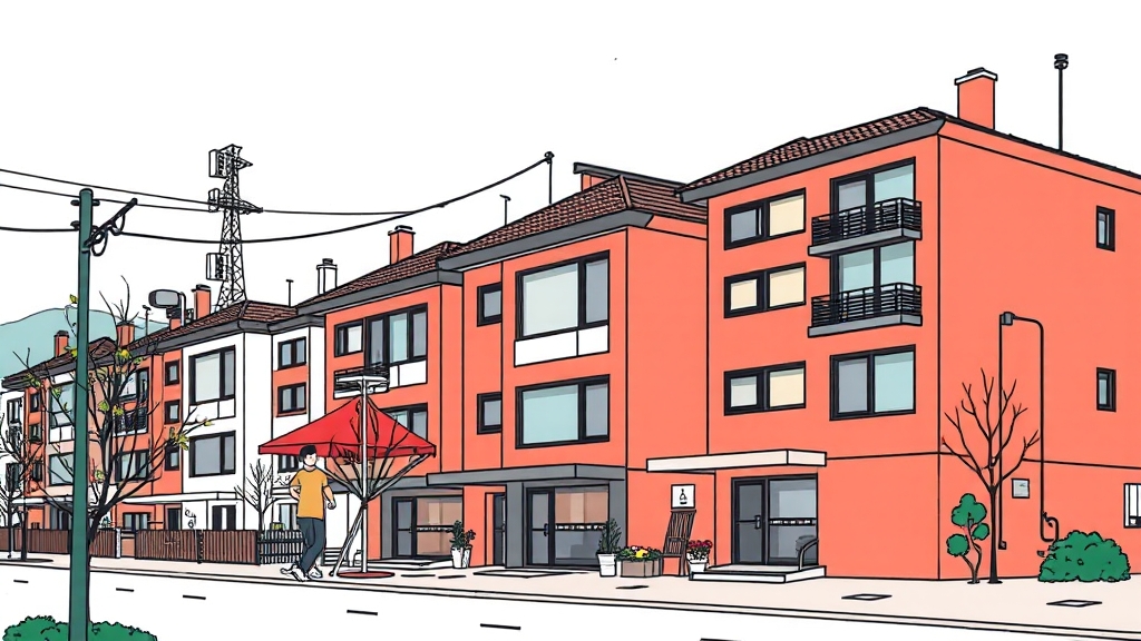 무주택자를 위한 매매 전략 (illustration 스타일)