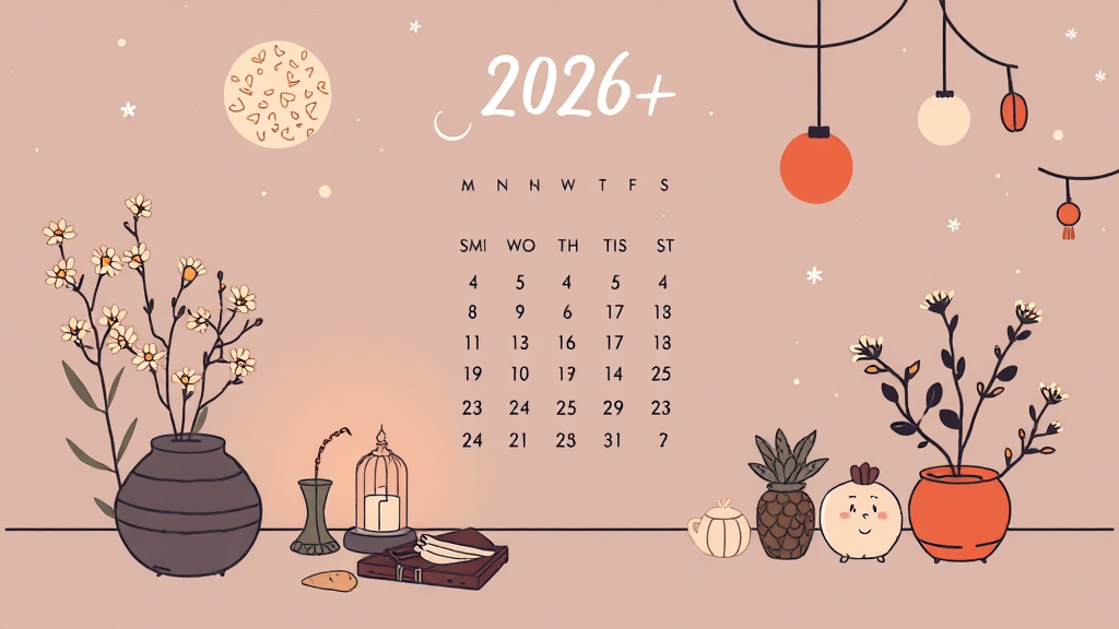 달력 구매 정보 및 무료 배포처 (illustration 스타일)